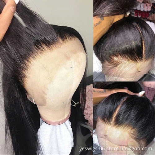 Cheap Lace Frontal Wig Yeswigs Raw Brazilian Virgin Cuticle Aligned Natural Human Hair HD Full Lace Front Wigs For Black Women